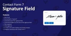 Download Signature Field for Contact Form 7 GPL WordPress Plugin