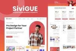 SiviGUE - Personal Portfolio Elementor Template Kit