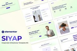 Siyap - Corporate & Business Elementor Template Kit