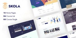 Download Skola - LMS Online Courses WordPress Theme