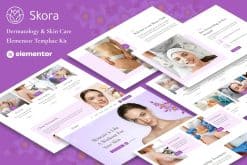 Skora - Dermatology & Skin Care Elementor Template Kit