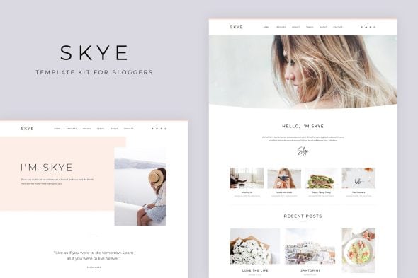 Skye - Modern Blog Elementor Template Kit