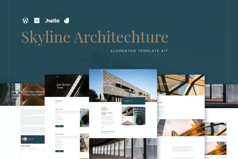 Skyline - Architecture Elementor Template Kit - GPLVilla