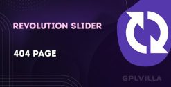 Download Slider Revolution 404 Page