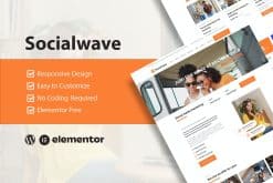 SocialWave - Social Media & Digital Marketing Service Elementor Template Kit