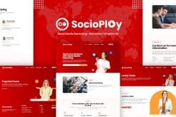 Socioplay - Social Media Marketing Elementor Template Kit