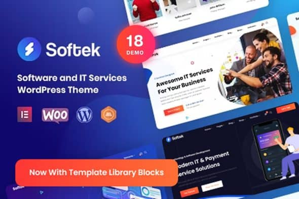 Download Softek - Software & IT Solutions WordPress Theme GPL WordPress Plugin
