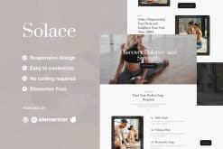 Solace - Yoga Teacher & Studio Elementor Template Kit