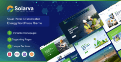 Download Solarva - Ecology & Solar Energy Theme GPL WordPress Plugin