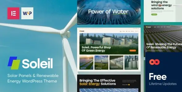 Download Soleil - Solar Panels & Renewable Energy WordPress Theme