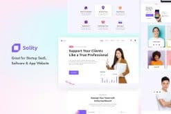 Solity - SaaS & Startup Elementor Template Kit