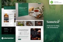 Sometea - Tea House Cafe & Restaurant Elementor Template Kit