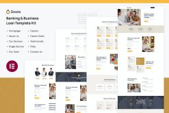 Souta - Banking & Business Loan Elementor Template Kit