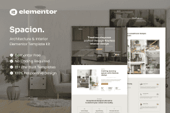 Spacion – Architecture & Interior Elementor Template Kit