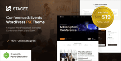 Stagez – Conference and Event FSE WordPress Theme
