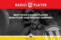 Download Sticky Full Width Radio Player WordPress Plugin GPL WordPress Plugin