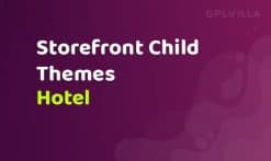 WooCommerce Hotel Storefront Child Theme