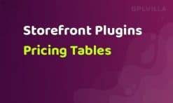 Storefront Pricing Tables AddOn