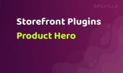 Storefront Product Hero AddOn