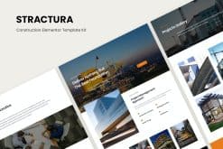 Stractura - Construction Elementor Template Kit