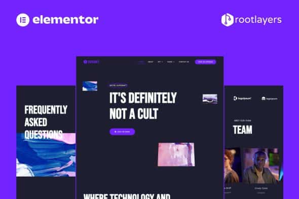 SuperNFT - NFT Portfolio Elementor Pro Full Site Template Kit