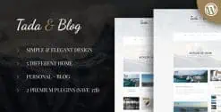 Download Tada & Blog - Personal WordPress Theme