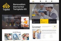 Tajdid - Renovation Elementor Template Kit