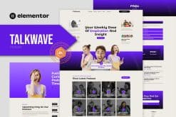 Talkwave - Podcaster Elementor Template Kit