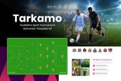 Tarkamo - Football & Sport Tournament Elementor Template Kit