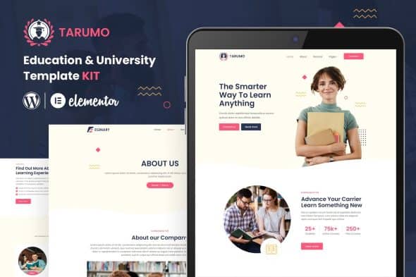 Tarumo - Education & University Elementor Template Kit