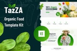 TazZA - Organic Food Elementor Template Kit