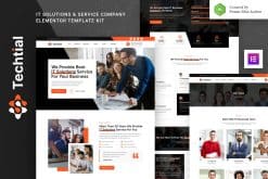 Techtial - IT Solutions & Services Company Elementor Template Kit