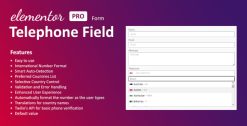 Download Telephone Field for Elementor form GPL WordPress Plugin