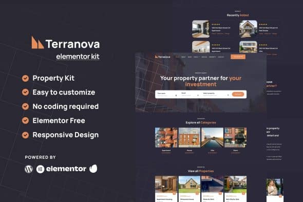 Terranova - Real Estate Elementor Template Kit