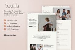 Textilia - Textile & Garment Industry Elementor Template Kit