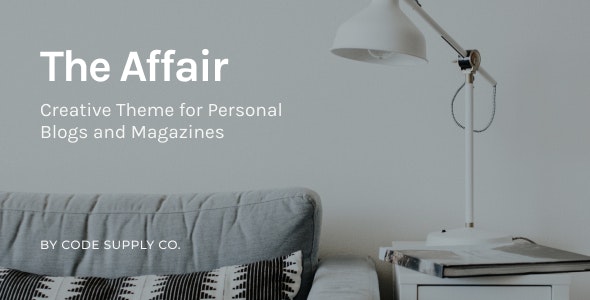 Download The Affair - Creative Theme for Personal Blogs and Magazines