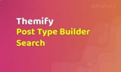 Themify Post Type Builder Search Addon