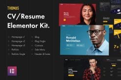 Thomas - CV/Portfolio Elementor Template Kit