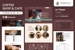 Thrivce – Coffee Shop & Cafe Elementor Template Kit