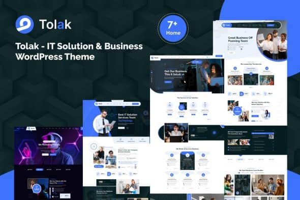 Download Tolak - It Solution & Business WordPress Theme GPL WordPress Plugin