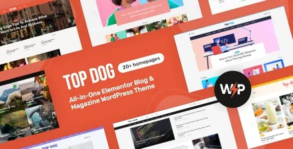 Download Top Dog - All-in-One Elementor Blog & Magazine WordPress Theme