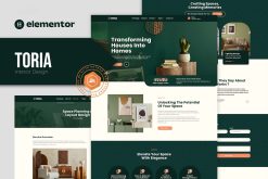 Toria - Interior Design Elementor Template Kit