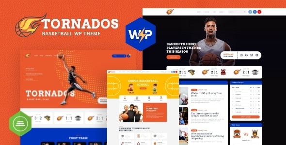 Download Tornados | Basketball NBA Team WordPress Theme