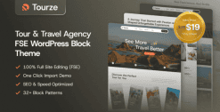 Download Tourze – Tour & Travel Agency Gutenverse FSE WordPress Block Theme GPL WordPress Plugin