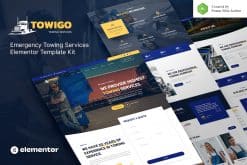 Towigo - Emergency Towing Services Elementor Template Kit