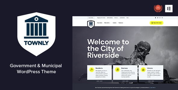 Download Townly - Government & Municipal WordPress Theme