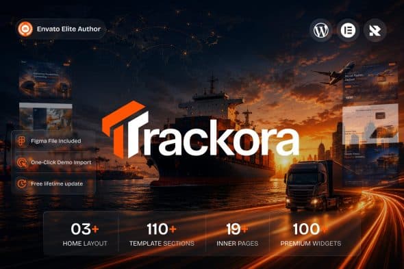 Download Trackora - Transportation & Logistics WordPress GPL WordPress Plugin