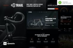 Trail - Bike Shop & Bicycle Repair Elementor Template Kit