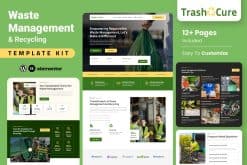 Trashcure - Waste Management & Recycling Service Elementor Template Kit