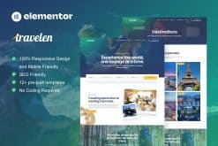 Travelen - Travel & Tour Agency Elementor Pro Template Kit